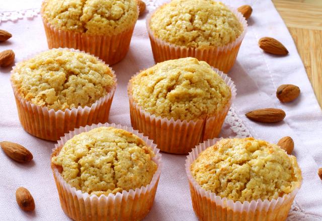 Muffins pommes et lait d’amandes