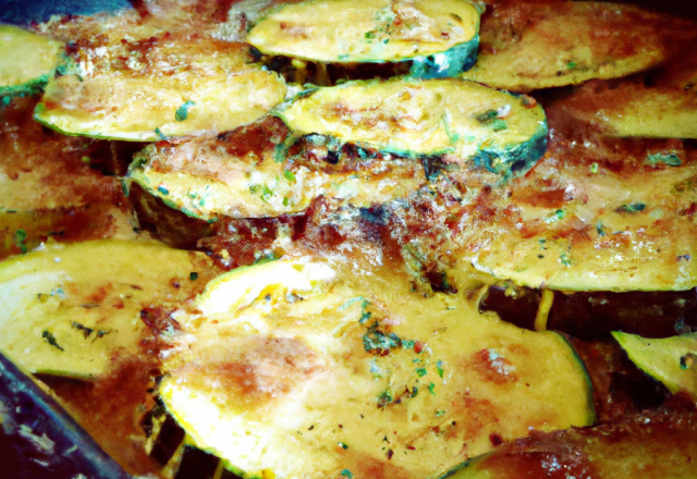 Gratin de courgettes au cumin