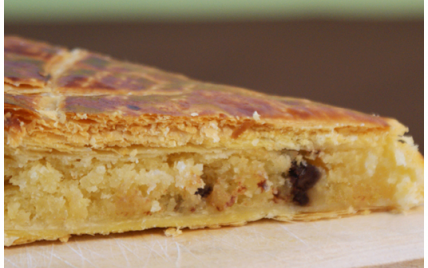 Tarte à la frangipane et pépites de chocolat