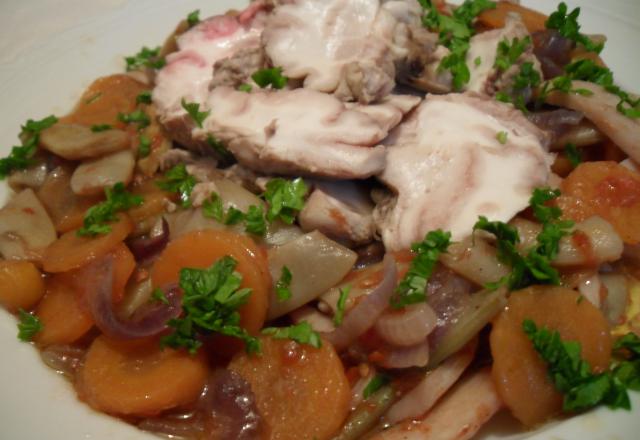 Cervelle de veau à la façon provençale