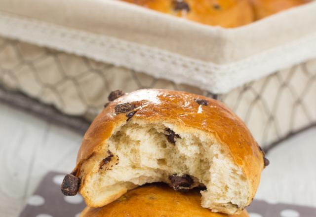 Brioches aux pépites de chocolat