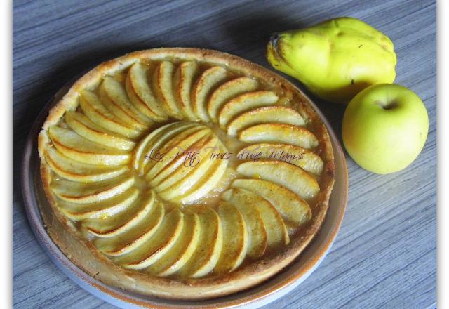 Tarte pommes-coings