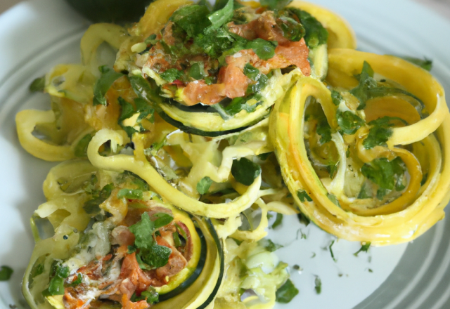 Tagliatelles de courgettes faciles