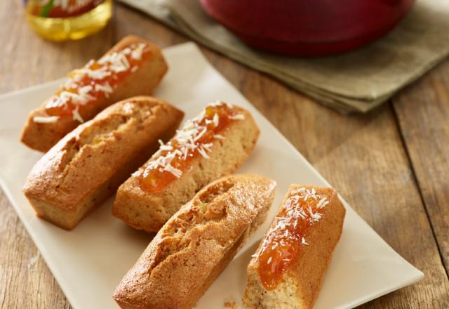 Financiers aux pommes et noix