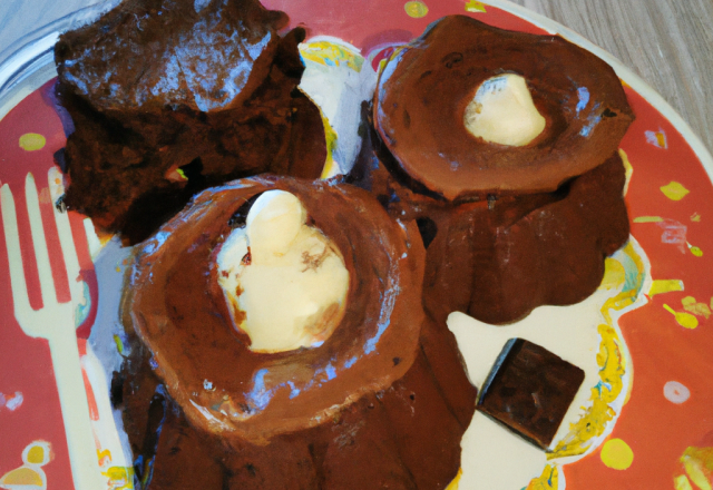 Moelleux au chocolat et a la crème de marron