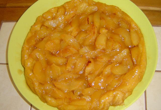 Tarte tatin sur pâte sablée