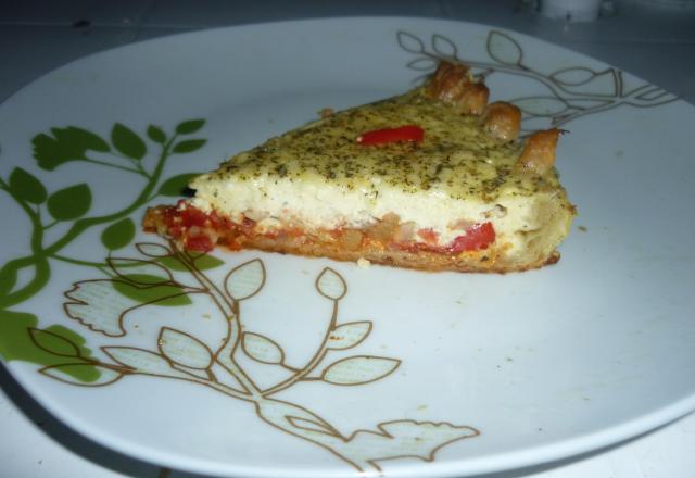 Tarte aux bons légumes d'été à déguster chaude ou froide