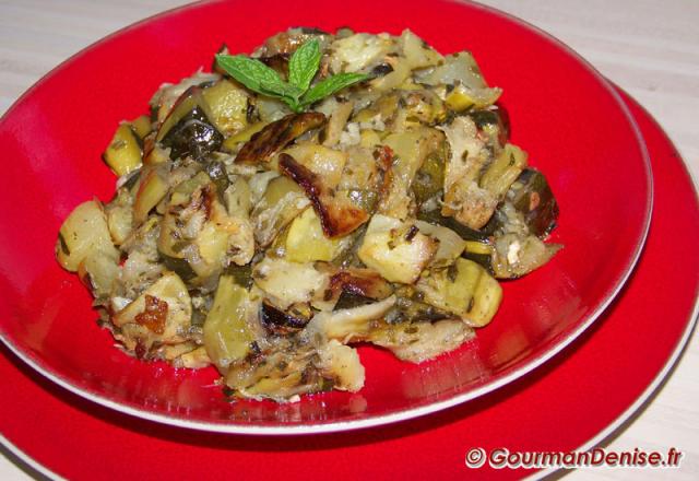 Compotée de courgettes confites