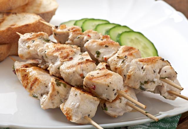 Brochettes de poulet épicées