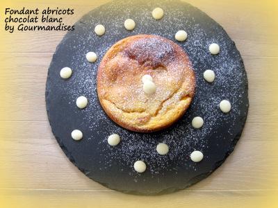 Fondant abricot/chocolat blanc