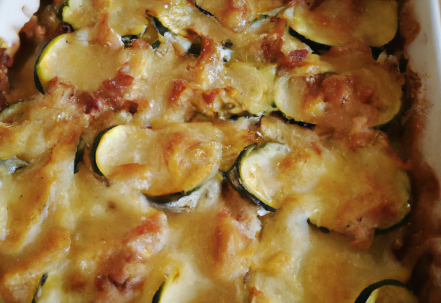 Gratin de courgettes pour les gourmands