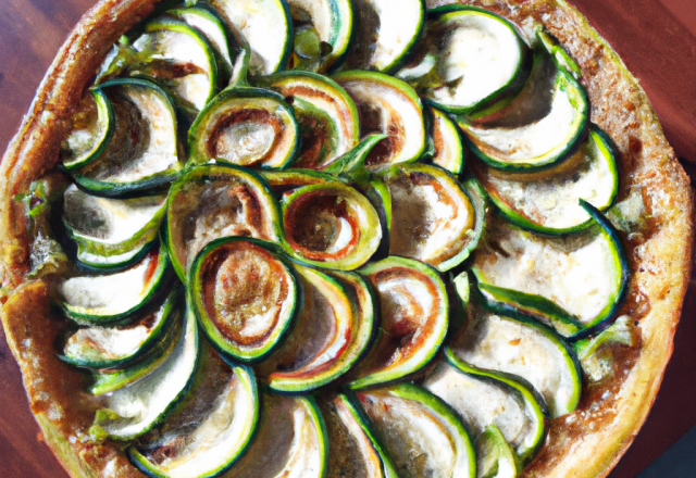 Tarte aux courgettes à personnaliser