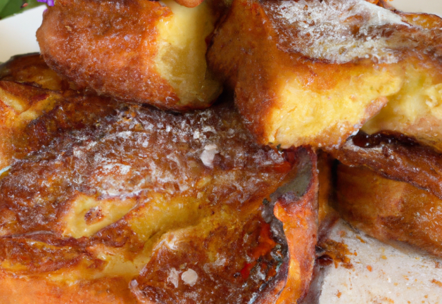 Pain perdu salé maison