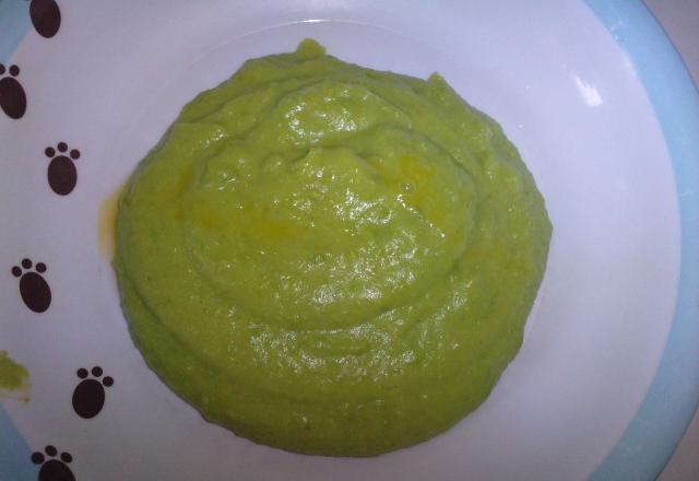 Purée de petits pois