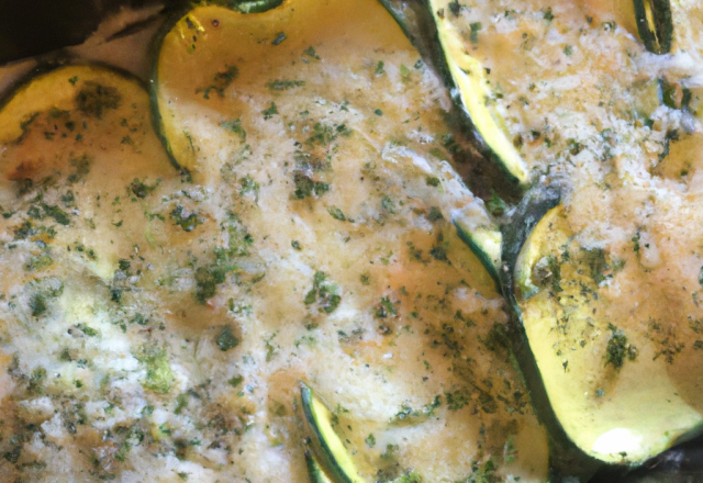 Gratin de courgettes ultra rapide