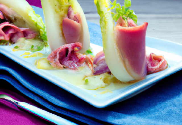 Endives au jambon fondantes