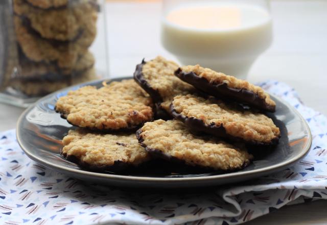 Biscuits Suédois aux flocons d’avoine et au chocolat