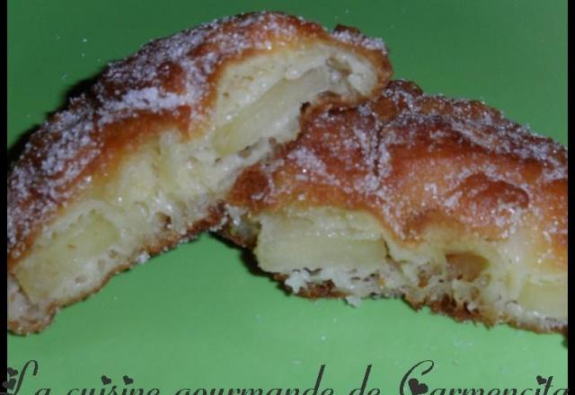 Beignets aux pommes savoureux