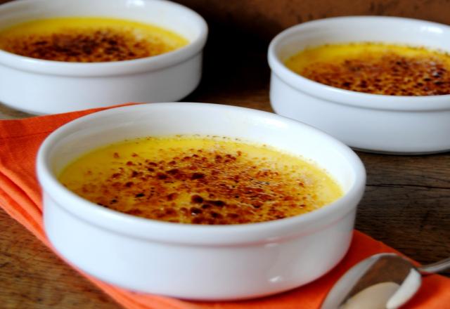 Crème brûlée à la bergamote express