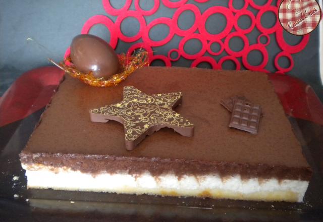 Entremets poire chocolat