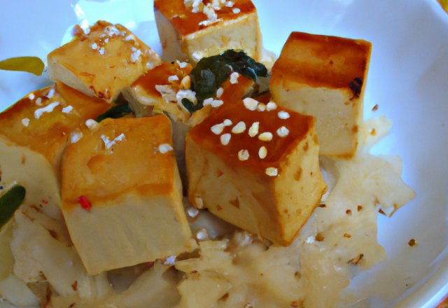 Tofu sauté aux graines de sésame