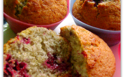 Muffins au fruits rouges