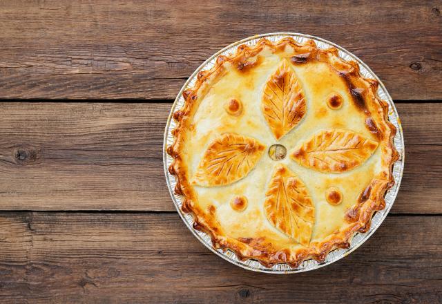 Tourte de tête de veau à la poire et à la fourme d'Ambert