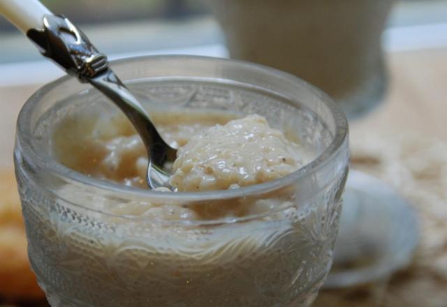 Riz au lait concentré vanille