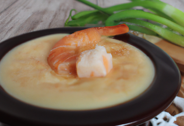 Flan coraya crevettes