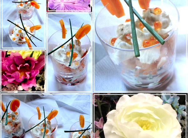 Verrine fraîcheur pour l'apéritif