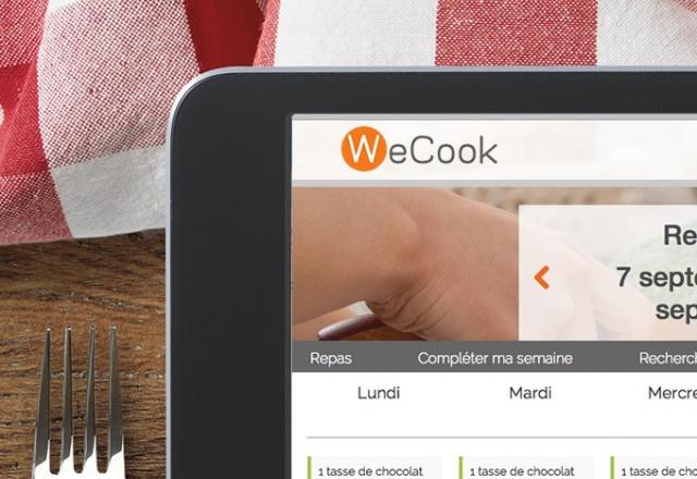 ENFIN ORGANISES avec planning de menus et listes de courses automatiques sur WeCook.fr