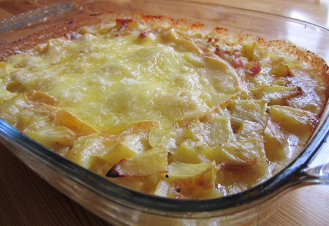 Tartiflette au poulet fumé