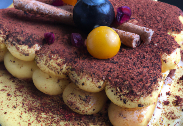 Tiramisu aux fruits de la passion et speculoos