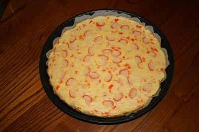 Quiches au surimi