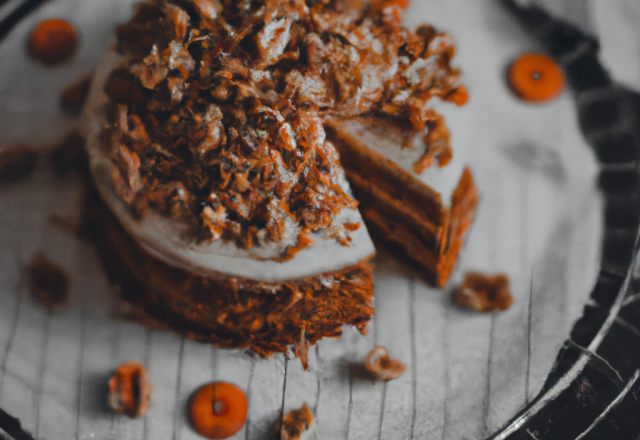 Gâteau aux noisettes et carottes