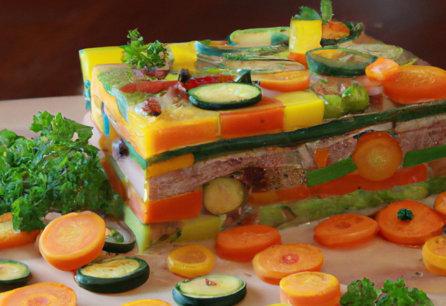 Terrine couleurs aux légumes