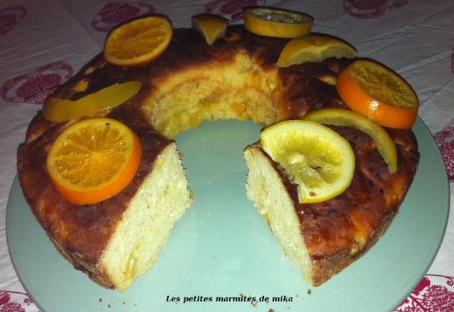 Gâteau des Rois aux fruits confits