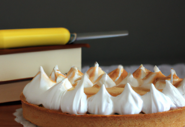 Tarte à la mousse meringuée au citron