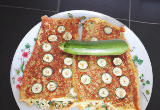 Crèpes aux courgettes