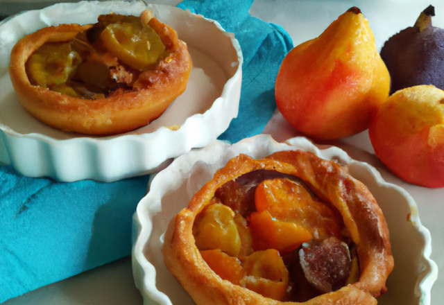 Tartes aux fruits d'automne