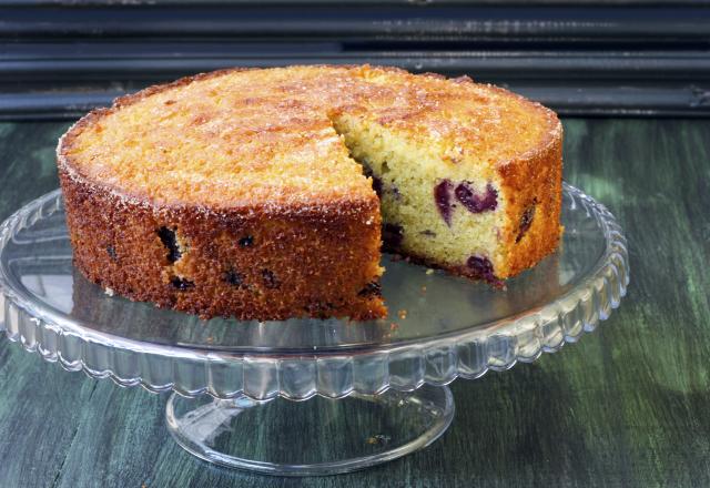 Gâteau amandes cerises