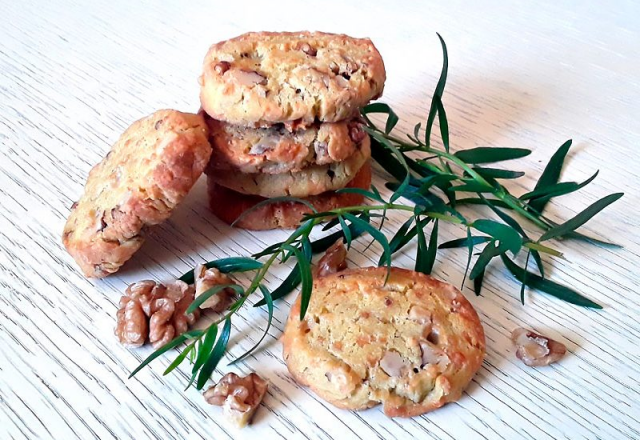 Cookies noix et roquefort au Thermomix