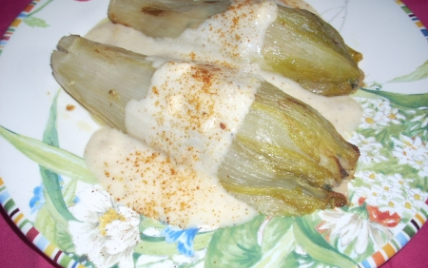 Endives farcies et sauce au citron