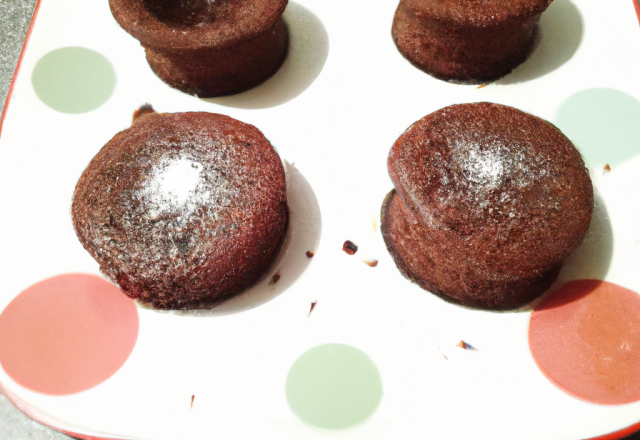 Fondant au chocolat pour le goûter des bambins