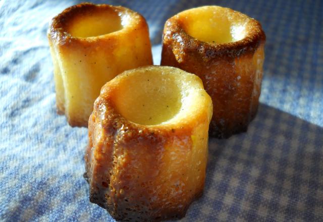 Cannelés au basilic