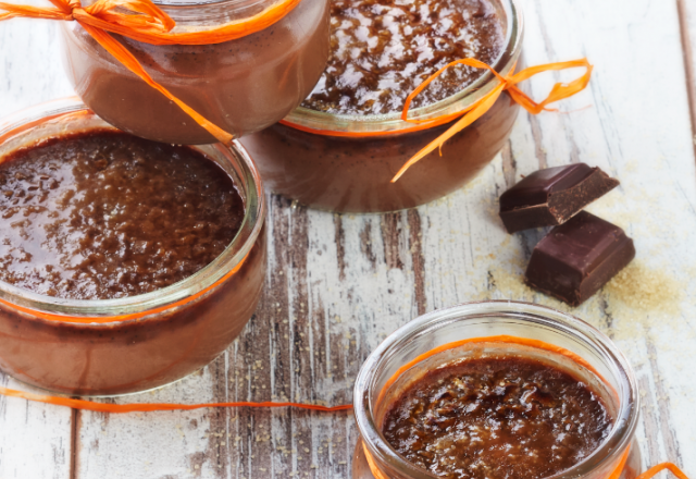 Petits pots de crèmes au chocolat