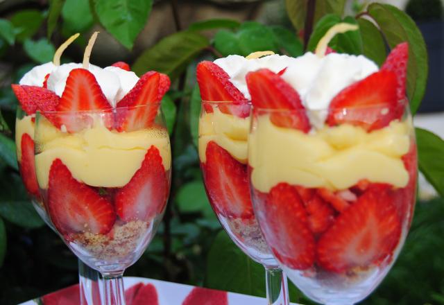 Tarte aux fraises revisitée classique