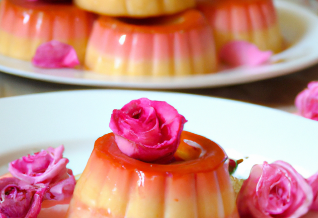 Flan aux biscuits roses de Reims