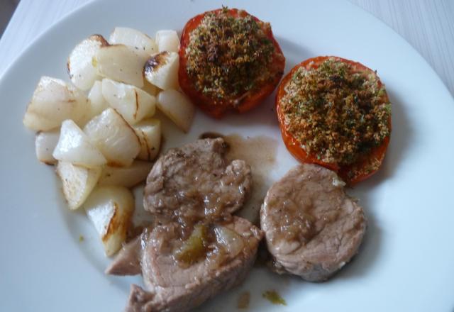 FIlet mignon aux oignons