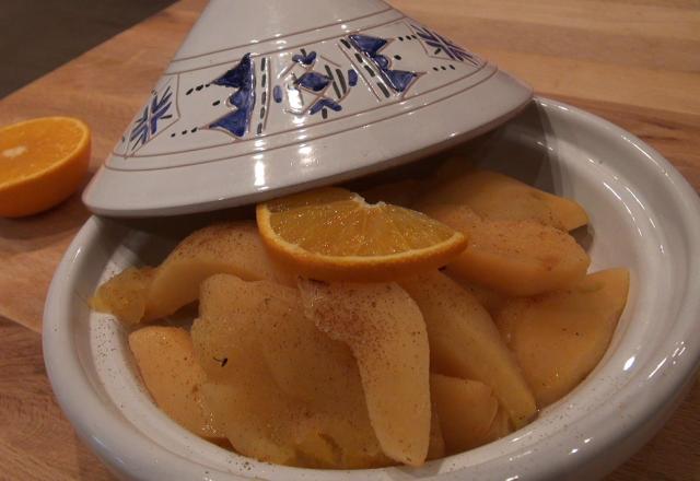 Tajine de fruits aux pommes et aux coings